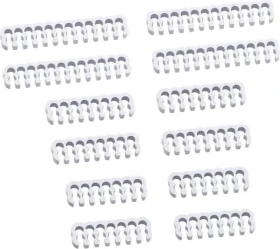 CableMod PRO Bridged sada sponek na kabely bílá / 12 sponek / 4x24pin / 4x16pin / 4x14pin (CM-COM-BKIT-PBPW-R)