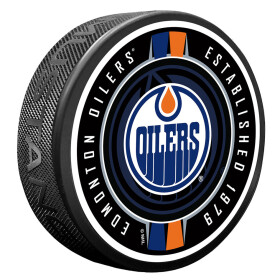 Mustang Puk Edmonton Oilers NHL Ribbon