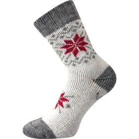 VOXX Ponožky silné zimní ALTA z merino vlny a alpaky VZOR D 39-42 117074