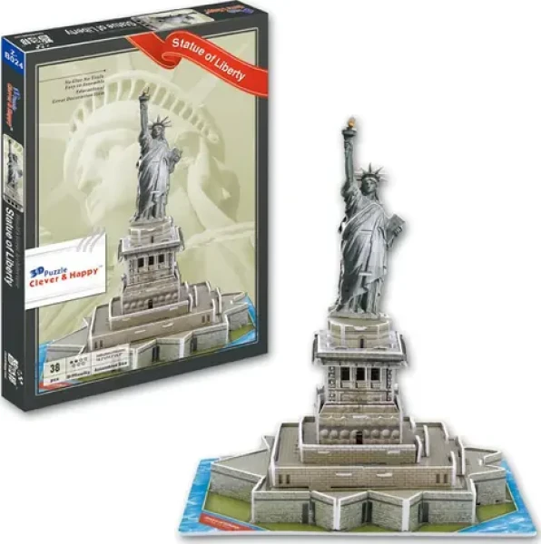 CLEVERHAPPY 3D puzzle Socha Svobody