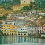 Nástěnný kalendář poznámkový 2027 Notique Gustav Klimt, 30 x 30 cm