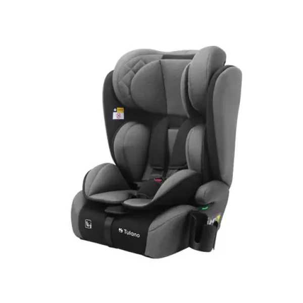 Tulano Zooma 25 černo-šedá / Autosedačka / od 9 do 36 kg / od 15 měsíců do 12 let / od 76 do 150 cm (TN-ZOOMA 25 GREY-BLACK)