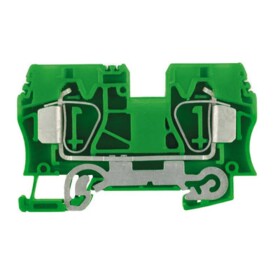 Z-series, PE terminal, Rated cross-section: Tension clamp connection, Wemid, green / yellow, ZPE 10 1746770000 Weidmüller 25 ks