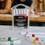 Spoko COLOUR POP sada 12 akrylových popisovačů 2-5 mm, plastový box