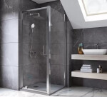 IDEAL STANDARD Connect Pivotové sprchové dveře mm, silver bright/čiré sklo
