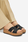 Pantofle Lasocki ARC-4883-02 Přírodní kůže (useň) - Lícová