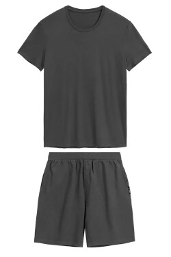 Pánské pyžamo 005 grey - Atlantic šedá XL
