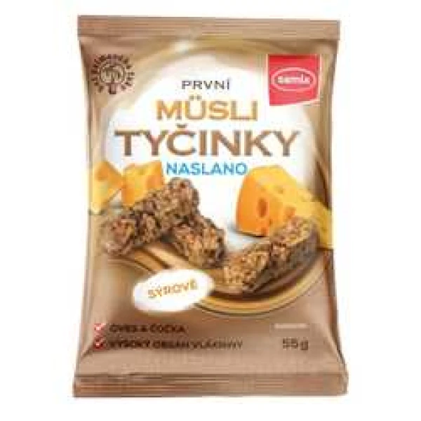 Semix Müsli tyčinky naslano sýrové 55g