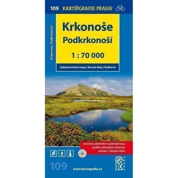 1: 70T(109)-Krkonoše,Podkrkonoší (cyklomapa) - neuveden