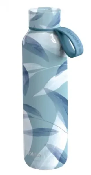 Quokka Nerezová termoláhev s poutkem Solid blue wind 630 ml (Q40172)