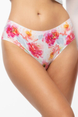 KALHOTKY PEONY CHEEKIE BRASIL bílo-růžová S