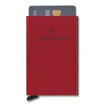 Victorinox Altius Secrid Essential Card Wallet červená / Peněženka na karty / hliník / 6 karet (7611160246622)