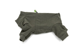 Cozy pružná kombinéza pro psa Barva: Šedá, Délka zad (cm): 38, Obvod hrudníku: 44 - 54 cm