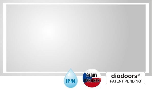 HOPA - Zrcadlo s LED osvětlením VLTAVA - Rozměr A - 120, Rozměr B - 3, Rozměr C - 60 ZRVLTA6012