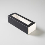 Cake star Krabička na makronky černá 20,8x7,4x5,6 cm (na 6 kusů)