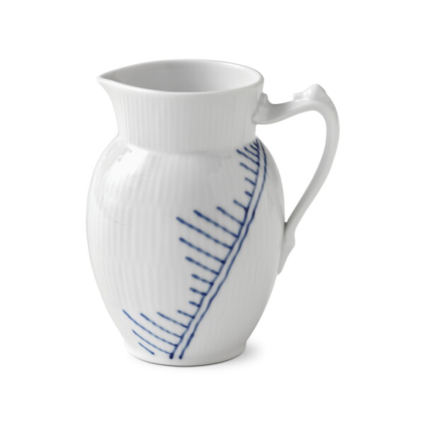 Royal Copenhagen Porcelánový džbánek na mléko Blue Fluted Mega 380 ml, bílá barva, porcelán