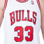 Mitchell Ness Chicago Bulls NBA Home Swingman Jersey Bulls 97-98 Scottie Pippen SMJYAC18054-CBUWHIT97SPI Pánské oblečení