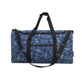 Fitness taška Semiline A3032-4 Navy Blue Camo 33 cm x 60 cm x 30 cm