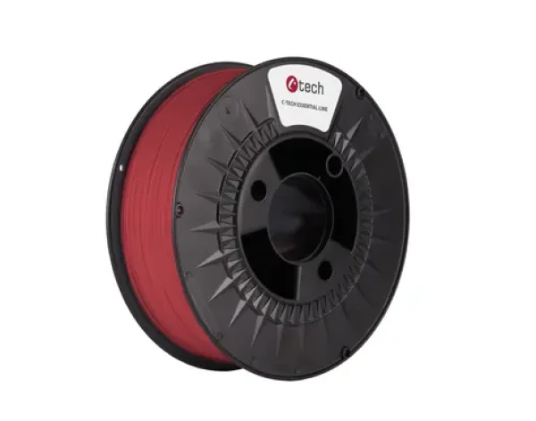 C-TECH ESSENTIAL LINE Filament PLA červená | 1.75mm | 1kg (8595729902244)