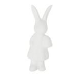 Storefactory Velikonoční dekorace ESTER 12 cm, bílá barva, porcelán