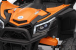 Mamido Elektrické autíčko Buggy Madman bílé | UTV-MX 4x4 | EVA kola | 12V 10Ah | EKO kůže