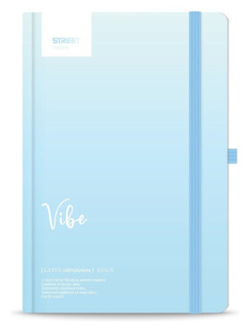 Blok A5, 100l, 80g, linkovaný - Dictionary Vibe s gumou