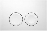 GEBERIT DuofixBasic s bílým tlačítkem DELTA21 + WC CERSANIT INTRO PRO OVAL /VÍROVÉ SPLACH/+ SEDÁTKO 458.103.00.2 21BI IR1