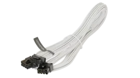 Seasonic 12VHPWR PCIe 5.0 Adapter pro napájení grafických karet / bílý oplet (12VHPWR cable W)