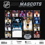 JF Turner Kalendář NHL Mascots 2027 Wall Calendar