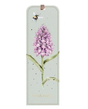 Záložka do knihy Wrendale Designs Marsh Orchid - Prstnatec a včelka