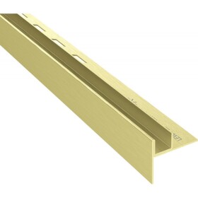 MEXEN - Line-B spádová lišta pro sklo 120 cm levá, zlato szczotka 185504120L