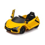 Mamido Dětské elektrické autíčko Lamborghini Revuelto žluté