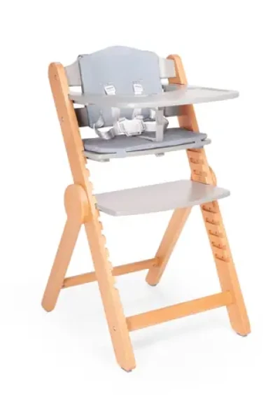 Kidnort Drömmer Jídelní židlička šedá / nosnost do 75 kg (KNKRZ000006)