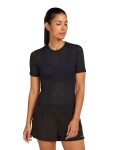 ICEBREAKER Wmns 75 Cool-Lite Featherlight SS Crewe, Black velikost: M