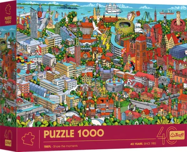 TREFL Puzzle Premium Plus Share the Moments: Trojměsto
