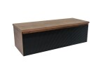 Koupelnová skříňka s krycí deskou Naturel Monza 119x30x45 cm ořech mat MONZA120BN MONZA120BN