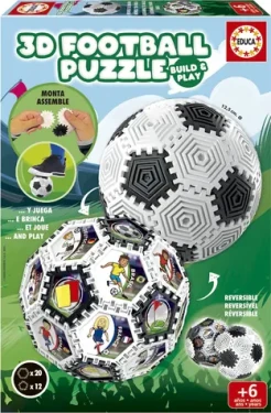 EDUCA 3D Puzzle BuildPlay: Fotbalový míč