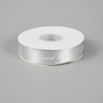 Cake star stuha SWEET LOVE stříbrná 25mm x 45m