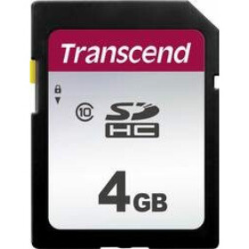 Transcend 300S 4GB / paměťová karta / SDHC / Class 10 (TS4GSDC300S)