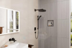 HANSGROHE - Rainfinity Set sprchové hlavice, tyče a hadice, 3 proudy, matná černá 28745670