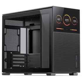 Jonsbo D31 MESH Screen TG černá / mATX / 1x USB-A 3.2 / 1x USB-C 3.2 / bez zdroje / průhledná bočnice (D31 MESH BLACK SC)