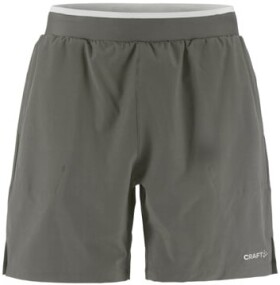 Craft ADV ESSENCE 2-IN-1 shorts 2 šedá - Běžecké šortky CRAFT ADV Essence 2-in-1 2 - šedá Velikost textilu: S