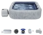 Lay-Z-Spa San Francisco / Vířivka / 230 × 230 × 71 cm / 1180 l / pro 7 osob (6001Q)