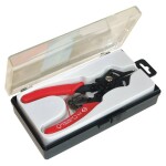 KNIPEX - Kleště precizní, na pojistné kroužky Ø 85-140mm - vnitřní, zahnuté - 305mm, velké opěrné plochy na hrotech (4821J31)