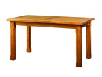 ARTEN (NANO Systems s.r.o.) Rustikální jídelní stůl POPRAD MES02A - borovice (světlý/tmavý vosk) ROZMĚR: (š/h/v) 180 x 90 x 76 cm