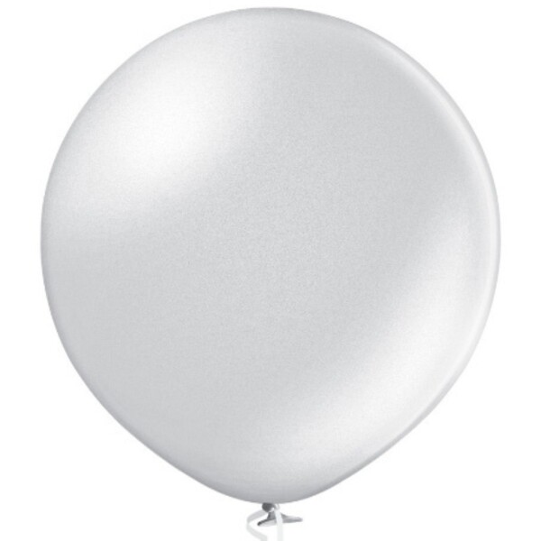 Velký stříbrný balónek 60 cm Belbal Velký stříbrný balónek 60 cm Belbal