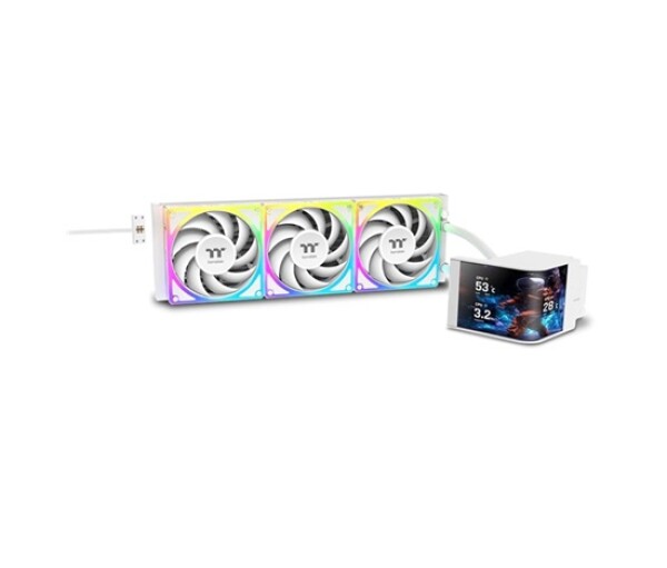 THERMALTAKE Vodní chladič MAGCurve 360 Ultra Snow Edition, 3x120mm ARGB, bílá EDF_964064