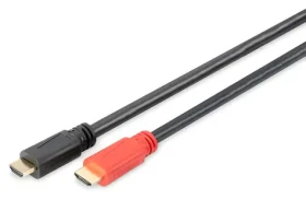 Digitus AK-330118-200-S černá / HDMI kabel / 20 m / Aktivní zesílení / High Speed Ethernet / 4K 30Hz (AK-330118-200-S)