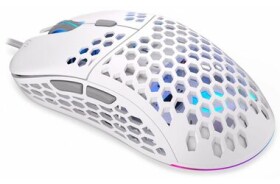 Endorfy LIX bílá optická drátová herní 8000 dpi PMW3325 tlačítek RGB Kailh GM4.0 USB 1.8m (EY6A004)