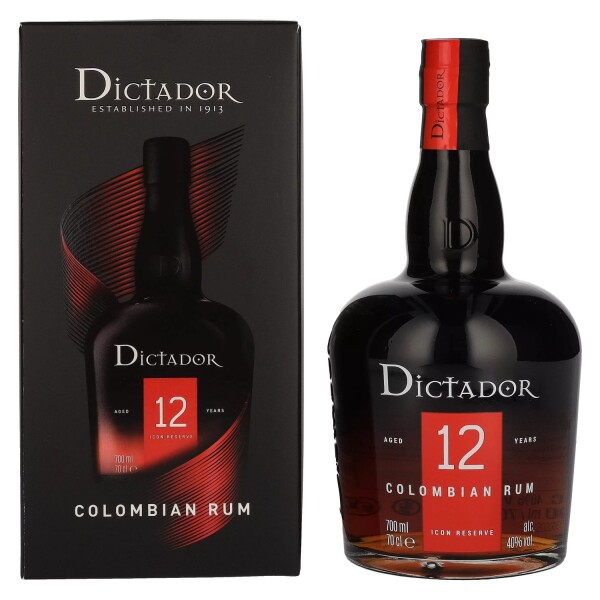 Dictador Ultra Premium Reserve Rum 12y 40% 0,7 l (tuba)